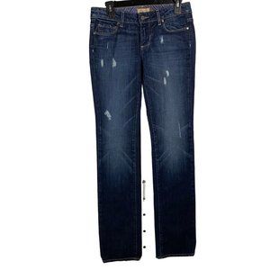 Paige Premium Denim Women’s Jimmy Jimmy Jeans Size 25‎ Distressed Pants Blue